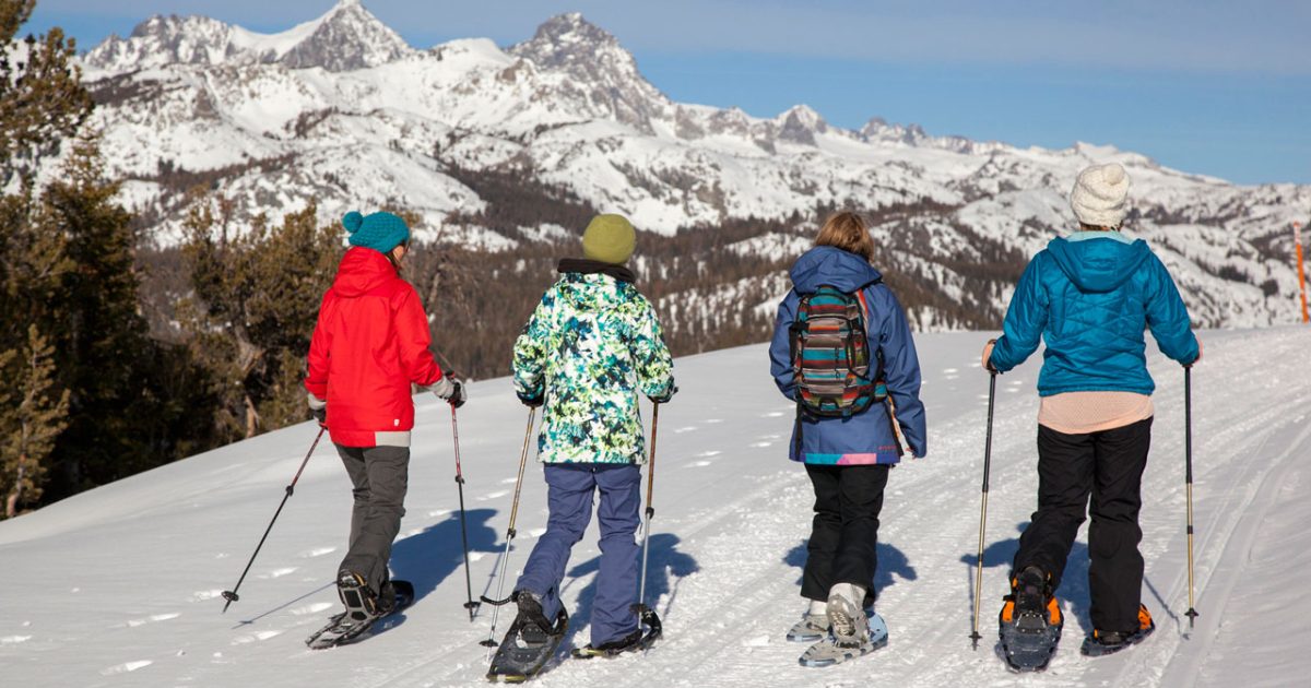FamilyFriendly Snowshoeing in Mammoth Lakes